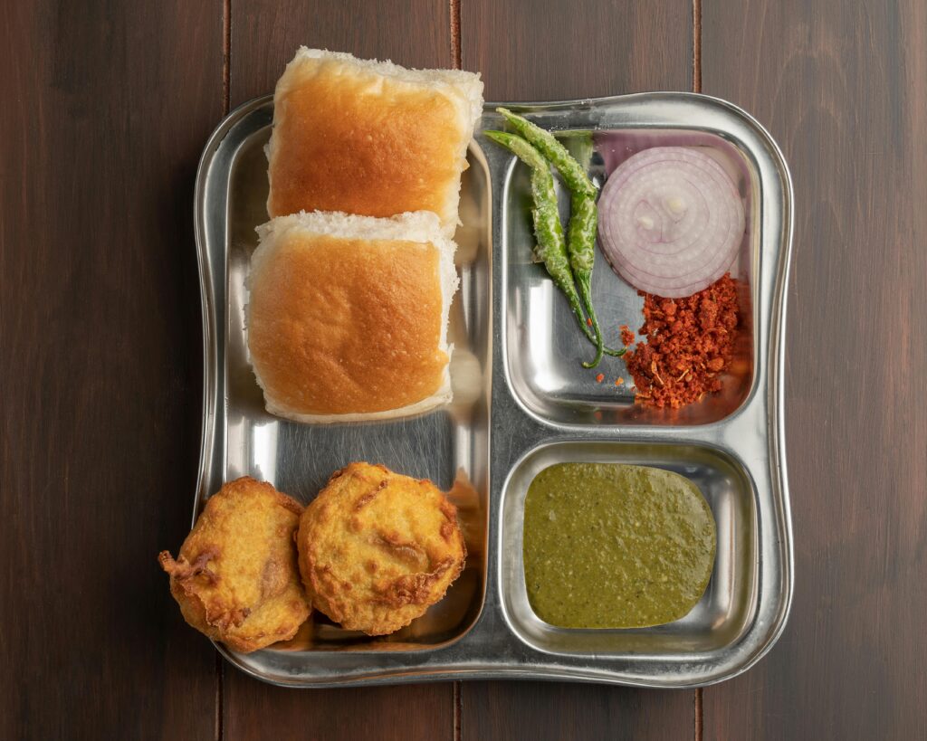 Vada Pav Indian Street Food